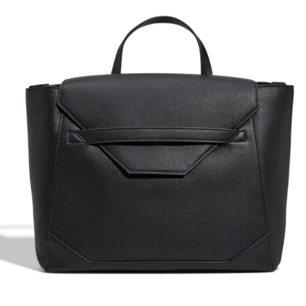 The Honest Company Brand NEW Backpack/ shoulder bag, Black vegan leather NWOT